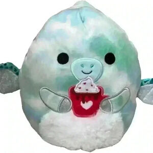 Squishmallow dinosaur squad shantira pterodactyl with cocoa 8” plush